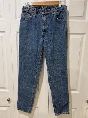 Vintage Levi's 550 Women's High Waisted Relaxed Tapered Jeans Size 31